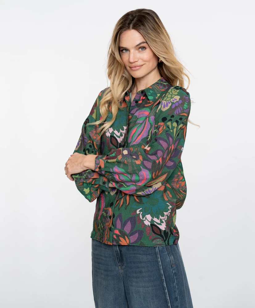 Geisha Blouse KM Blouse print