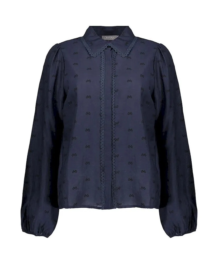 Geisha Blouse Lace Details