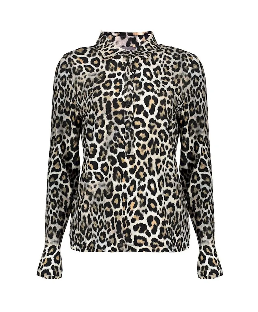 Geisha Blouse Leopard