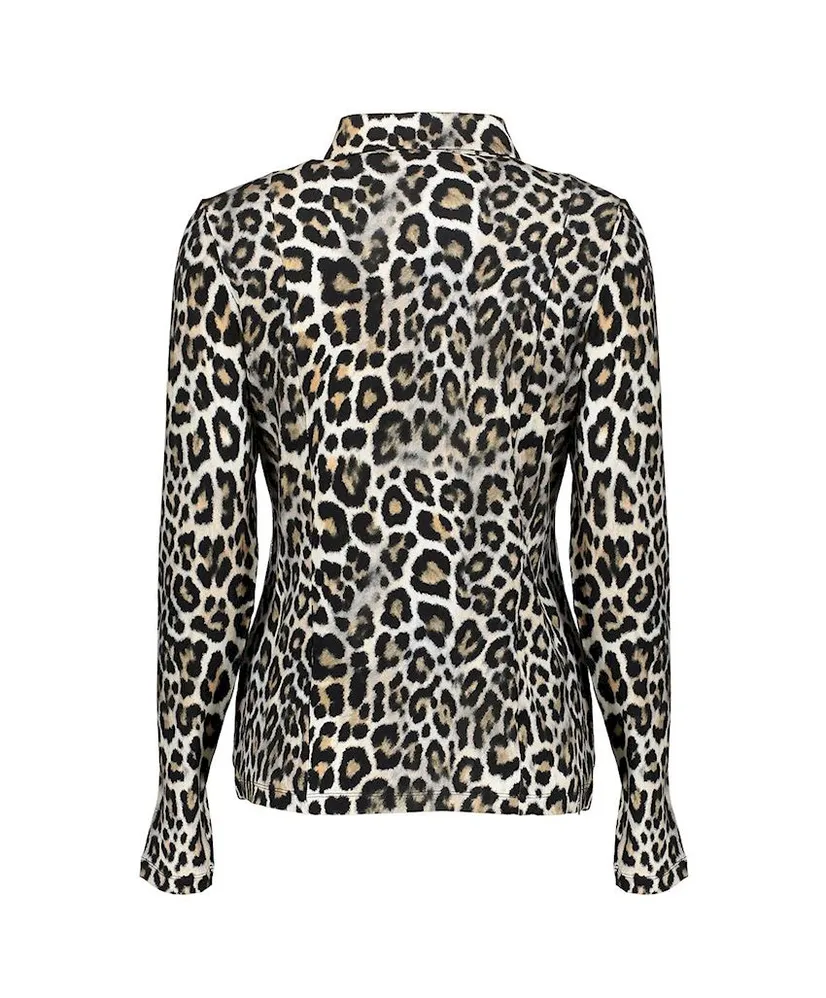 Geisha Blouse Leopard
