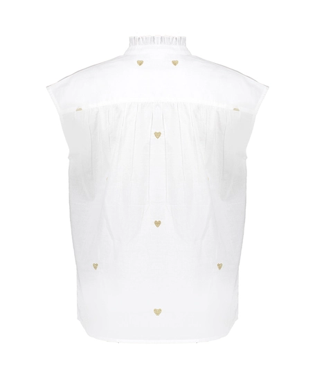 Geisha Blouse Lurex Hearts