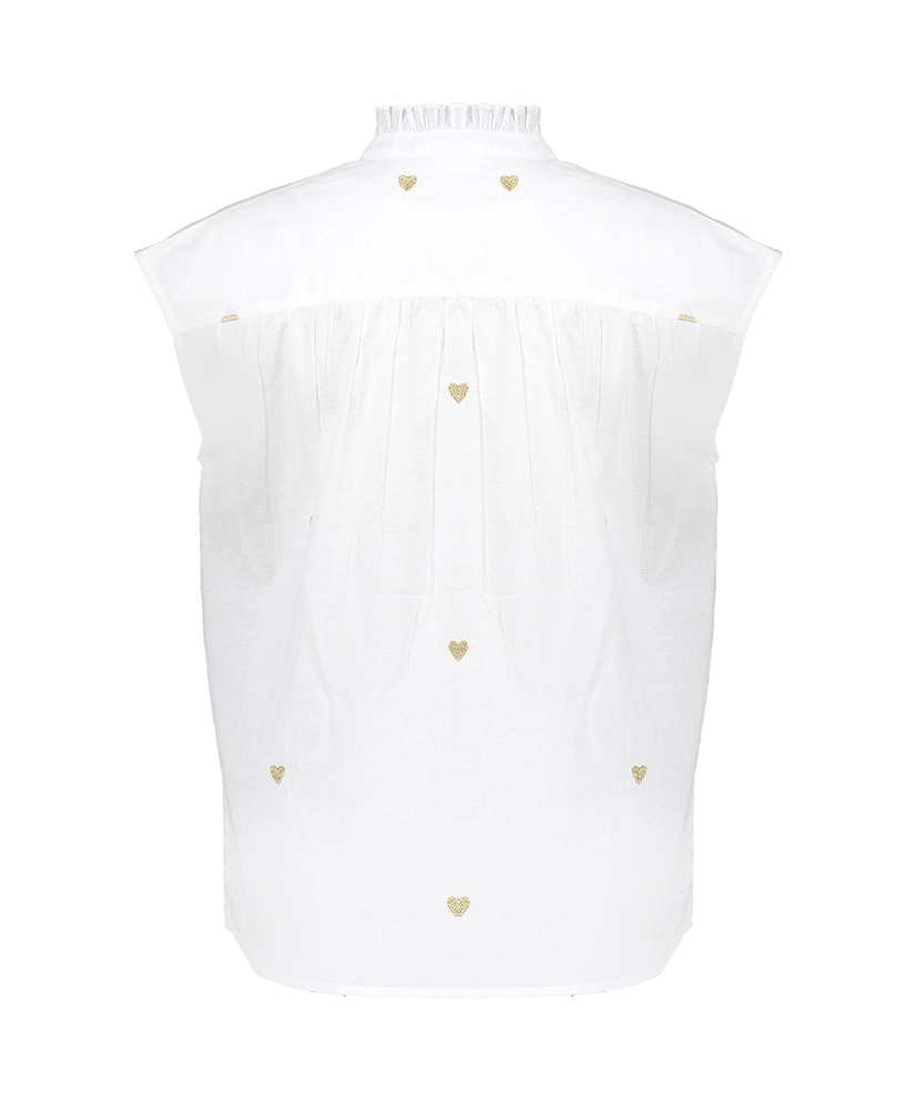 Geisha Blouse Lurex Hearts