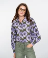 Geisha Blouse Print Flowers