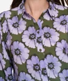 Geisha Blouse Print Flowers