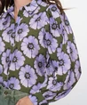 Geisha Blouse Print Flowers