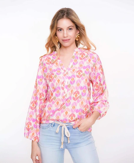 Geisha Blouse Print Grafisch