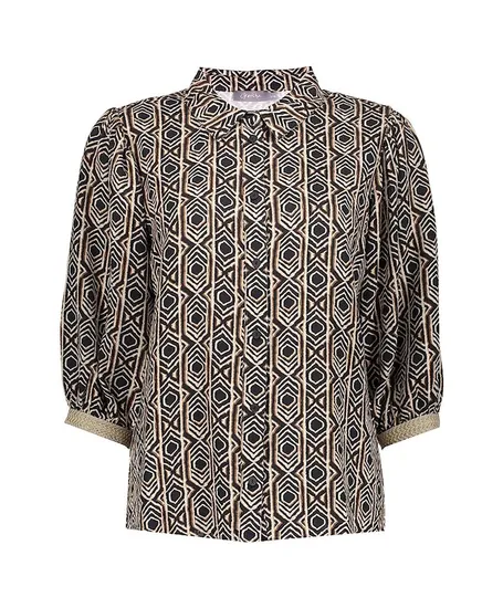 Geisha Blouse Print Grafisch