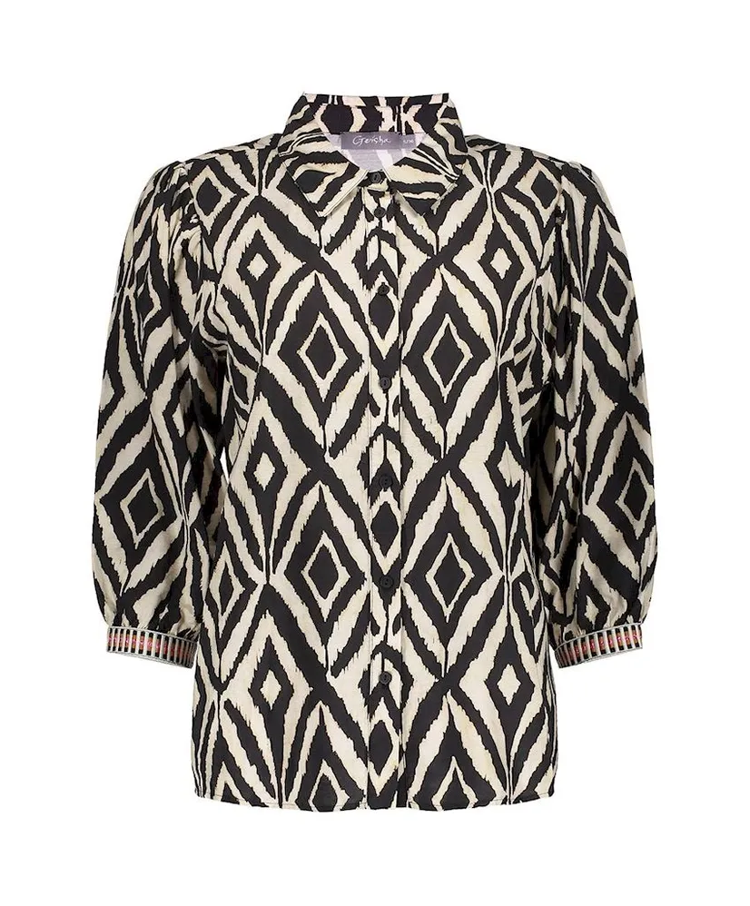 Geisha Blouse Print Grafisch