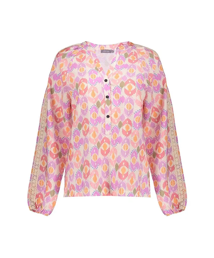 Geisha Blouse Print Grafisch