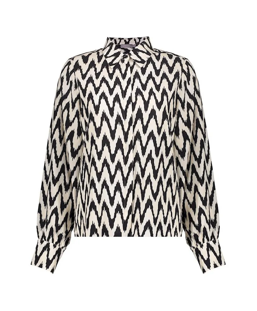 Geisha Blouse Print Grafisch