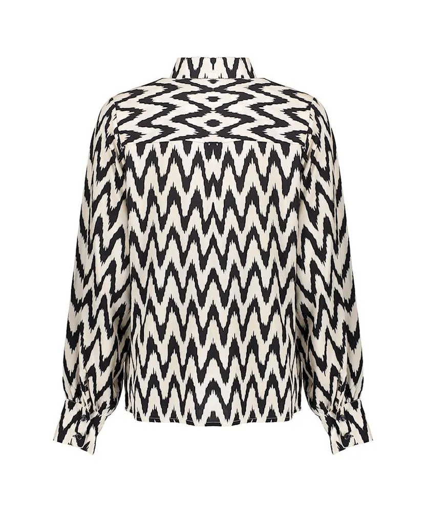 Geisha Blouse Print Grafisch