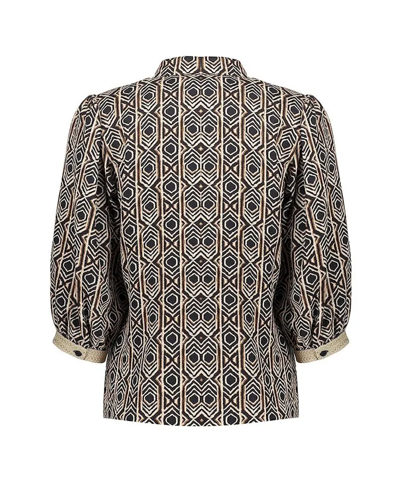 Geisha Blouse Print Grafisch
