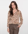 Geisha Blouse Print Lurex