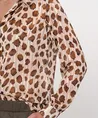 Geisha Blouse Print Lurex