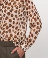 Geisha Blouse Print Lurex
