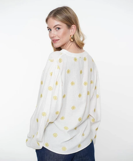 Geisha Blouse Print Over