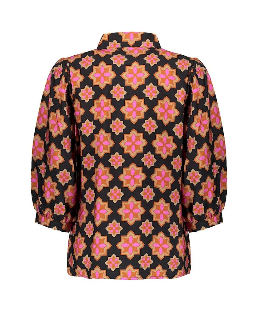 Geisha Blouse Print Star