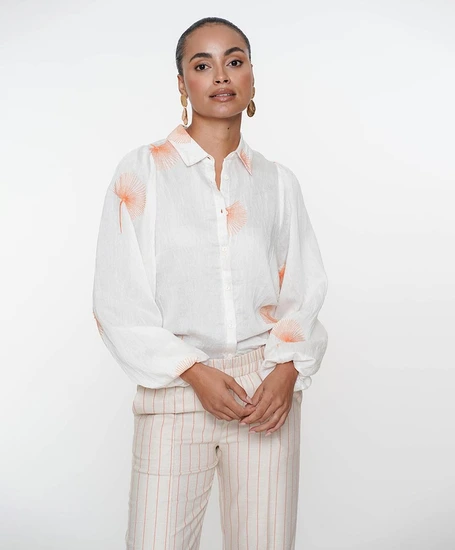 Geisha Blouse Print