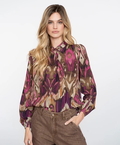 Geisha Blouse Print