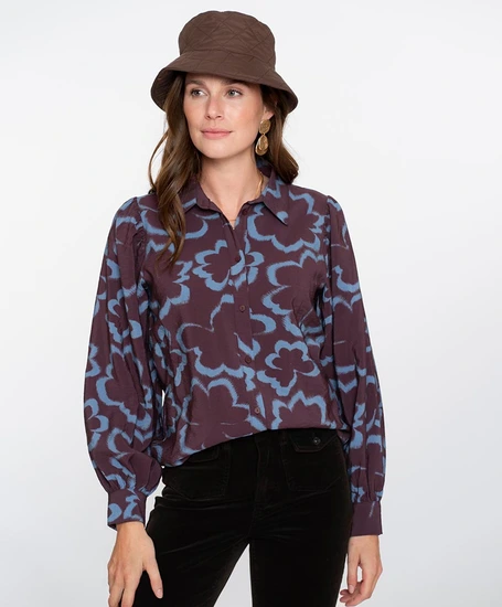 Geisha Blouse Print