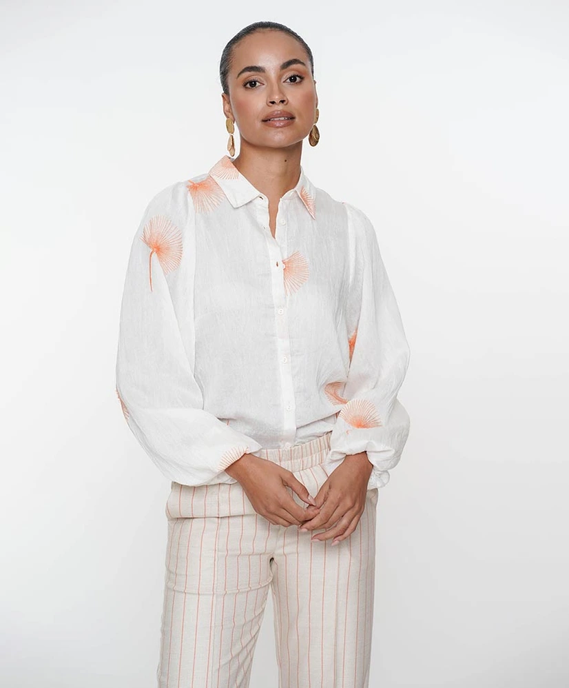 Geisha Blouse Print