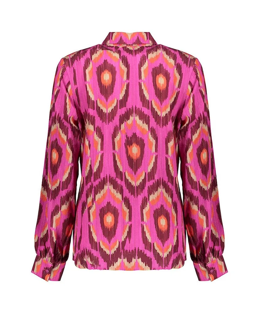 Geisha Blouse Print