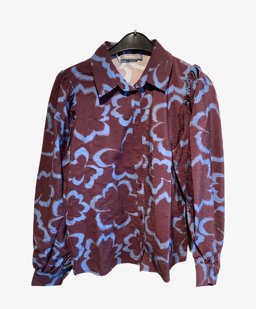 Geisha Blouse Print