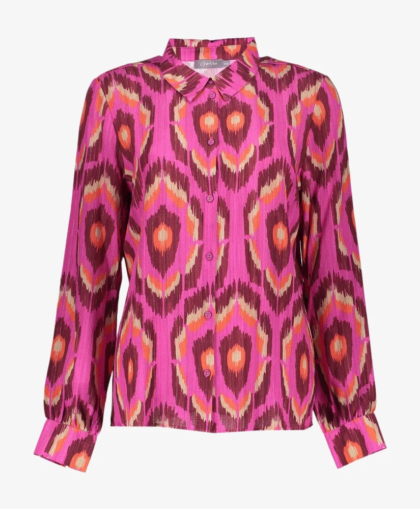 Geisha Blouse Print