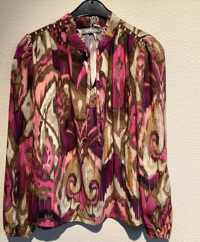 Geisha Blouse Print