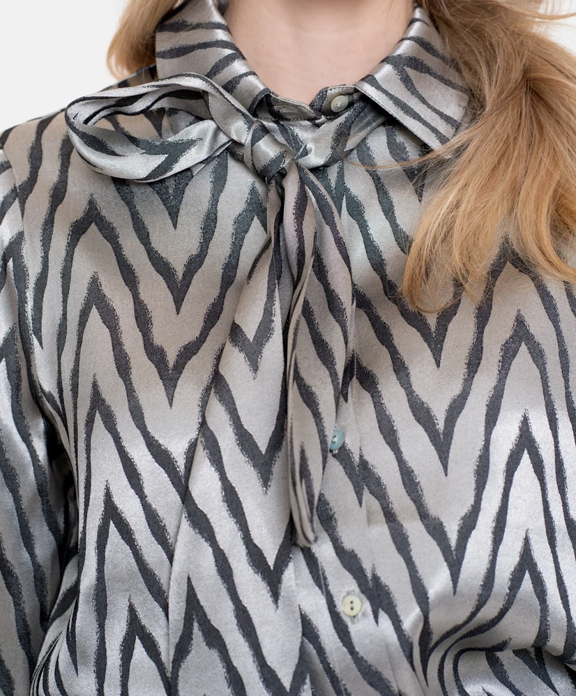 Geisha Blouse Print