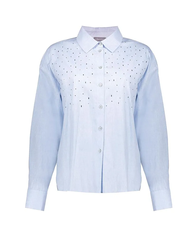 Geisha Blouse Rhinestones