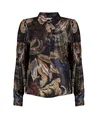 Geisha Blouse Satin Animal