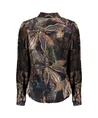 Geisha Blouse Satin Animal