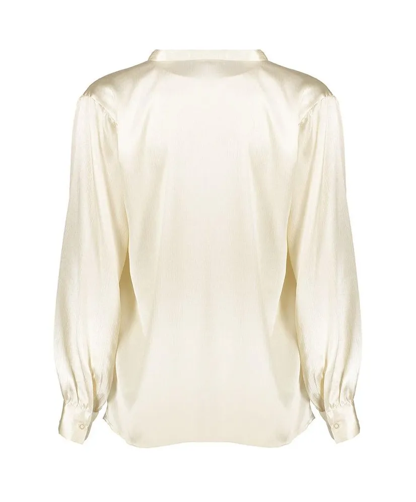 Geisha Blouse Satin Bow