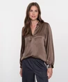 Geisha Blouse Shiny Satin
