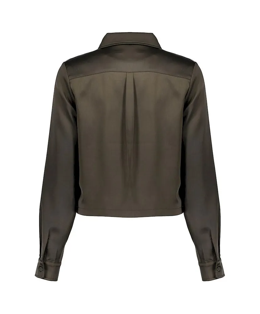 Geisha Blouse Shiny Satin