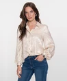 Geisha Blouse Shiny Velvet Look