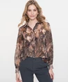 Geisha Blouse Snake Print