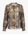 Geisha Blouse Snake Print