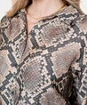 Geisha Blouse Snake Print