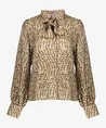 Geisha Blouse Strik Allover Print