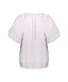 Geisha Blouse Stripe Bow
