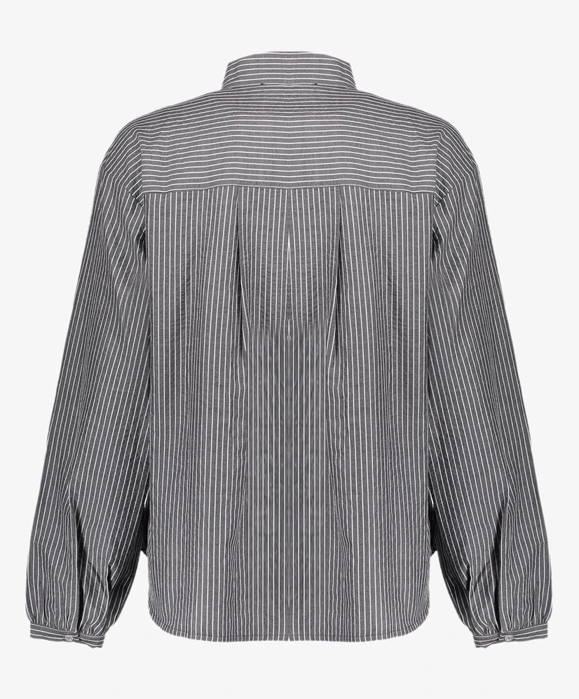 Geisha Blouse Stripes Bow