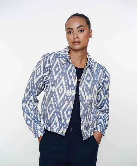 Geisha Bomberjack Aztec Print
