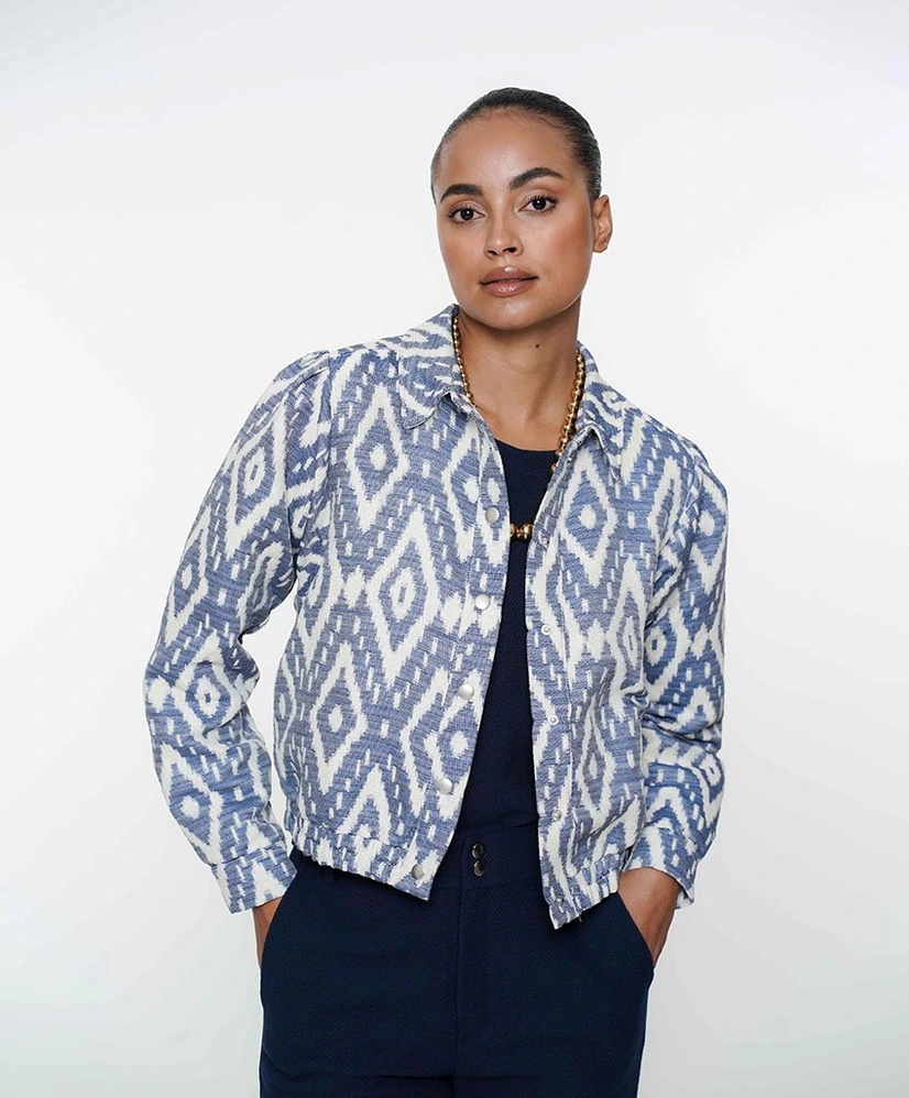 Geisha Bomberjack Aztec Print