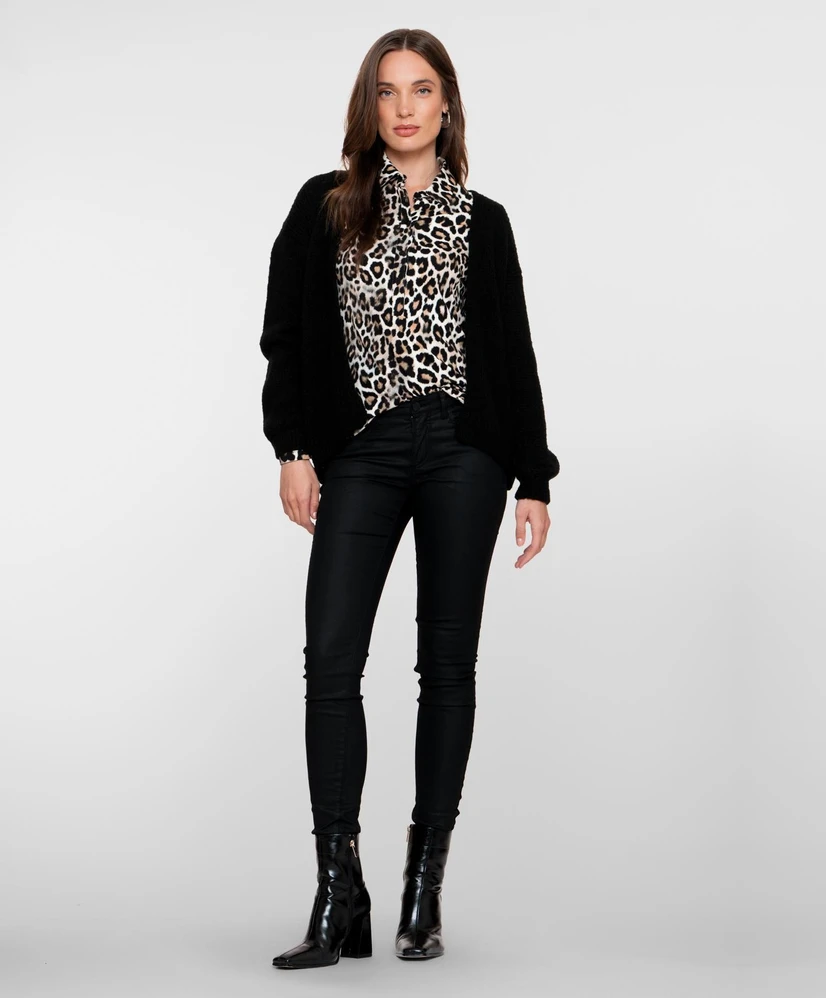 Geisha Broek Coated Skinny Fit