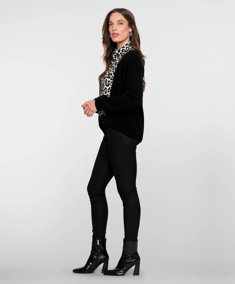 Geisha Broek Coated Skinny Fit