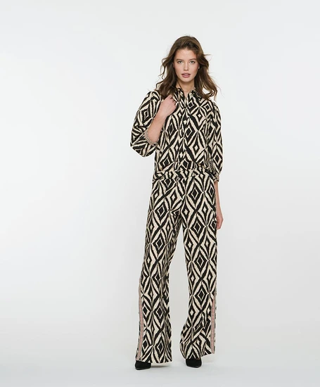 Geisha Broek Print Grafisch