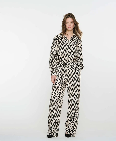 Geisha Broek Print Grafisch