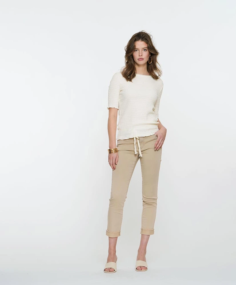 Geisha Capri Broek Skinny Turnup